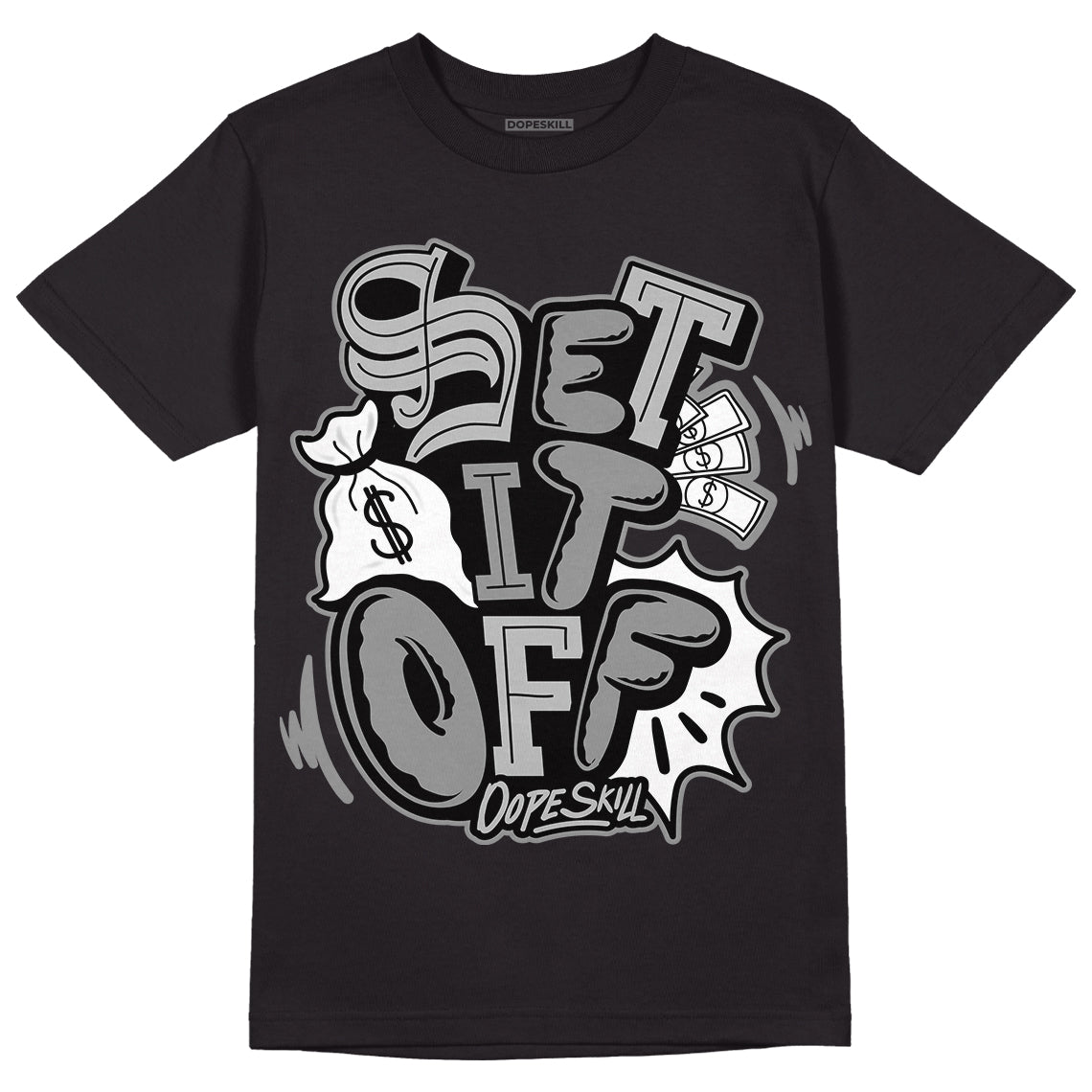 YZ 450 Utility Black DopeSkill T-Shirt Set It Off Graphic - Black
