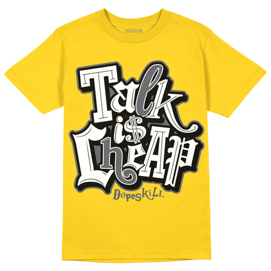 Lightning 4s DopeSkill Tour Yellow T-shirt Talk Is Chip Graphic