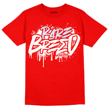 Cherry 11s DopeSkill Varsity Red T-shirt Rare Breed Graphic