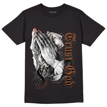 Jordan 3 “Desert Elephant” DopeSkill T-Shirt Trust God Graphic - Black