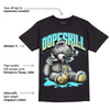 Aqua 5s DopeSkill T-Shirt Sick Bear Graphic