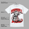 Gym Red 12s DopeSkill T-Shirt Sick Bear Graphic