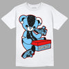 Cactus Jack 4s DopeSkill T-Shirt Sneakerhead BEAR Graphic - White 