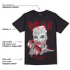 Red Thunder 4s DopeSkill T-Shirt Money Talks Graphic