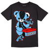 Travis Scott x Jordan 4 Retro 'Cactus Jack' DopeSkill T-Shirt Sneakerhead BEAR Graphic Streetwear - Black 