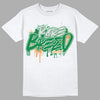 Nike SB x Jordan 4 “Pine Green” DopeSkill T-Shirt Rare Breed Graphic Streetwear - White