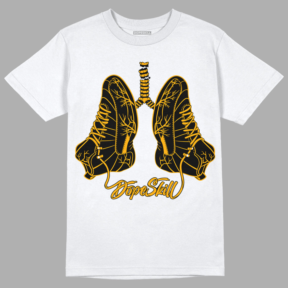 Black Taxi 12s DopeSkill T-Shirt Breathe Graphic - White 