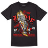 Dunk Low Gym Red DopeSkill T-Shirt True Love Will Kill You Graphic - Black