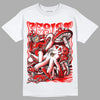 SB Dunk Low Cherry Sample DopeSkill T-Shirt Resist Graphic Streetwear  - White