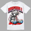 Fruity Pebbles Dunks DopeSkill T-Shirt Sick Bear Graphic - White