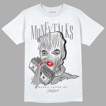 Stealth 12s DopeSkill T-Shirt Money Talks Graphic - White 