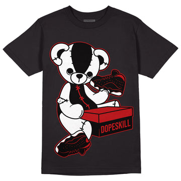 Playoffs 13s DopeSkill T-Shirt Sneakerhead BEAR Graphic - Black