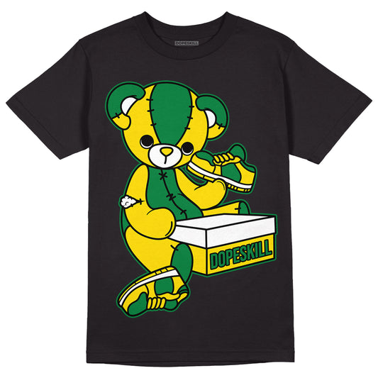 Dunk Low Reverse Brazil DopeSkill T-Shirt Sneakerhead BEAR Graphic - Black