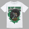 Jordan 2 Retro Lucky Green DopeSkill T-Shirt New Black Queen Graphic Streetwear - White