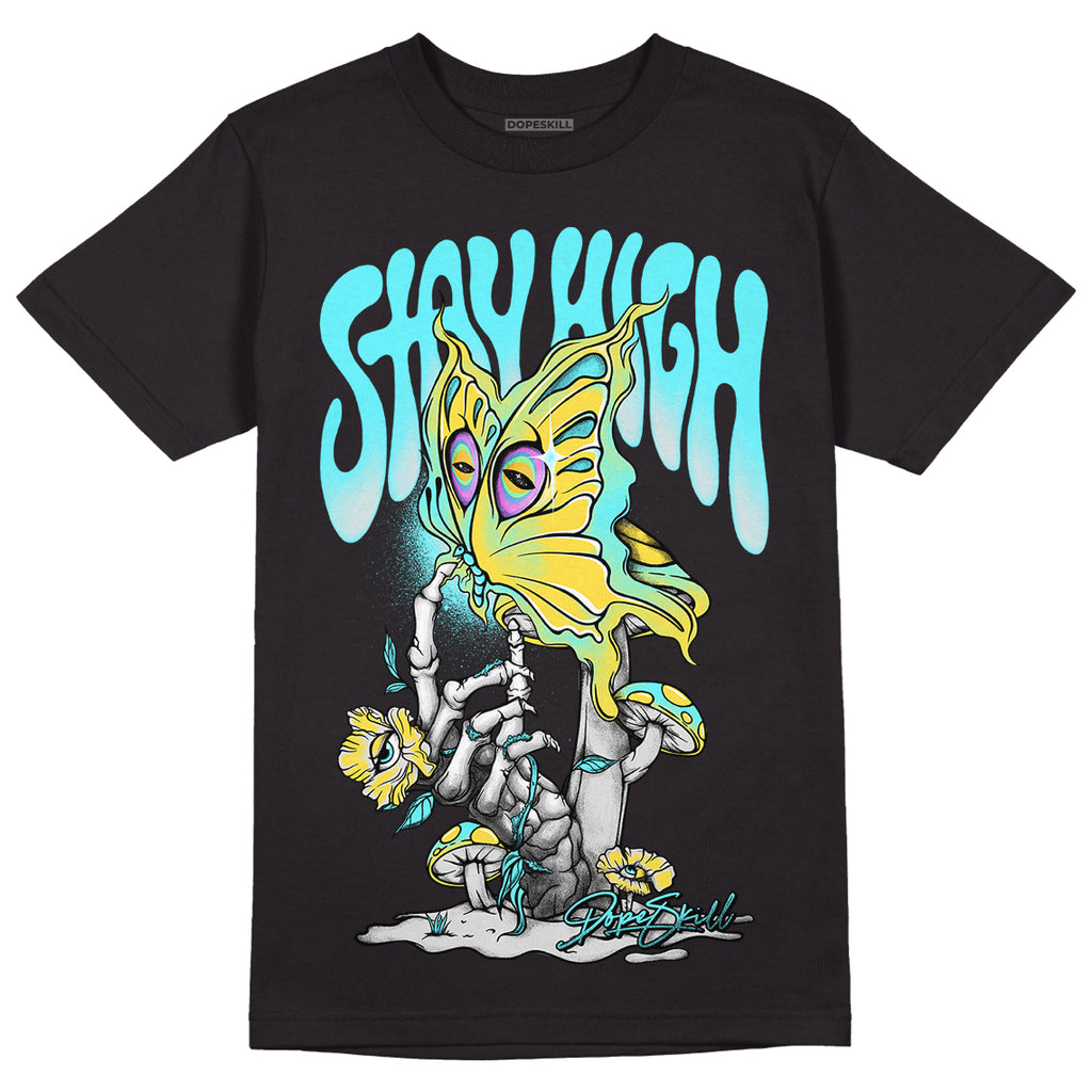 Aqua 5s DopeSkill T-Shirt Stay High Graphic - Black