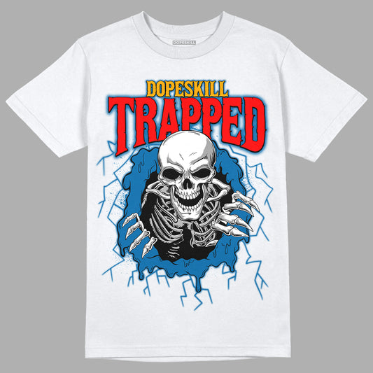 Messy Room 4s DopeSkill T-Shirt Trapped Halloween Graphic - White