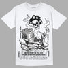 Jordan 1 High 85 Black White DopeSkill T-Shirt Show Me The Money Graphic Streetwear  - White 