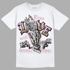 Dunk Low Teddy Bear Pink DopeSkill T-Shirt True Love Will Kill You Graphic - White 