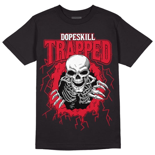 Lost & Found 1s DopeSkill T-Shirt Trapped Halloween Graphic - Black