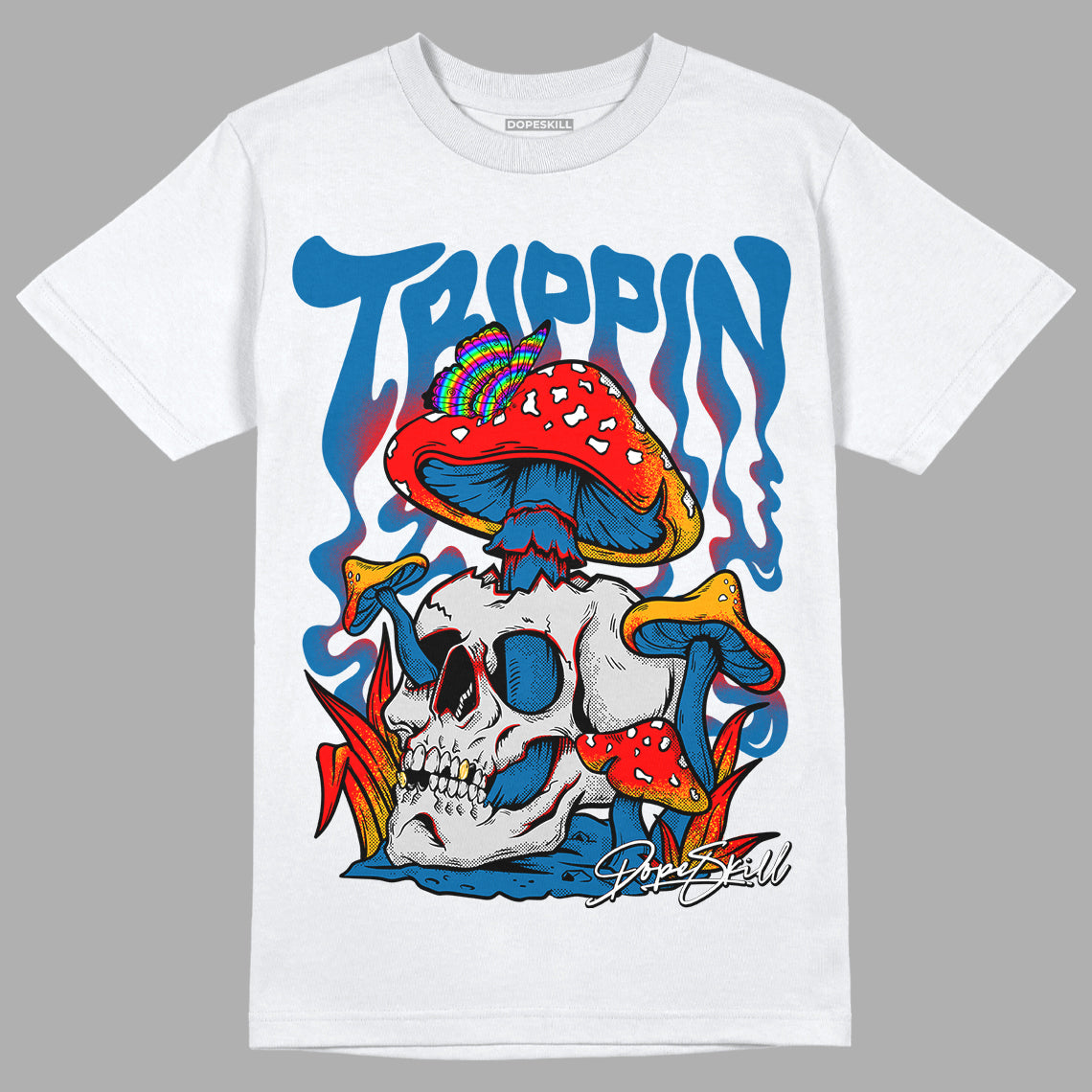 Messy Room 4s DopeSkill T-Shirt Trippin Graphic - White