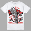 Gym Red 9s DopeSkill T-Shirt True Love Will Kill You Graphic - White 