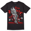 Gym Red 9s DopeSkill T-Shirt True Love Will Kill You Graphic - Black