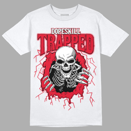 Lost & Found 1s DopeSkill T-Shirt Trapped Halloween Graphic - White 