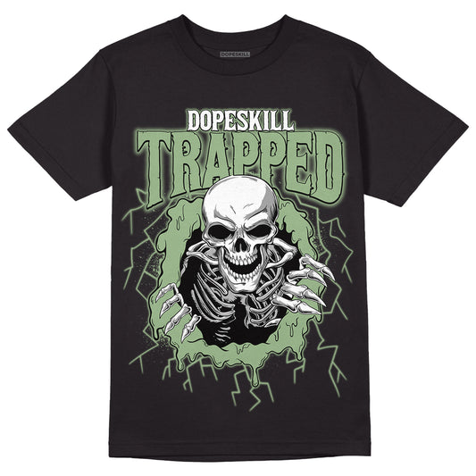 Seafoam 4s DopeSkill T-Shirt Trapped Halloween Graphic - Black