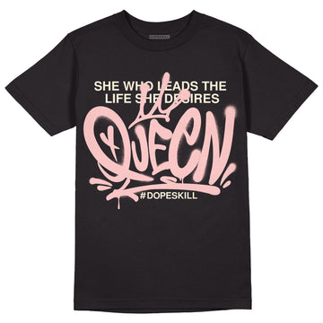 Jordan 1 High OG WMNS Washed Pink DopeSkill T-Shirt Queen Graphic Streetwear - Black