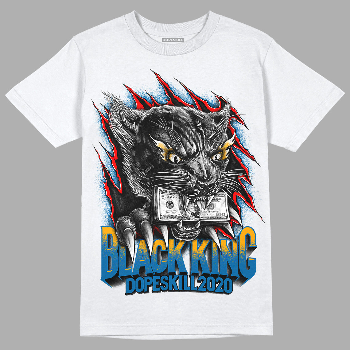 Messy Room 4s DopeSkill T-Shirt Black King Graphic - White 