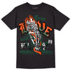 Dunk Low Team Dark Green Orange DopeSkill T-Shirt True Love Will Kill You Graphic - Black