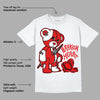 Gym Red 9s DopeSkill T-Shirt Broken Heart Graphic