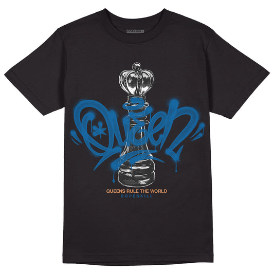Jordan 3 Retro Wizards DopeSkill T-Shirt Queen Chess Graphic Streetwear - Black