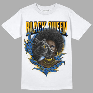 Dunk Blue Jay and University Gold DopeSkill T-Shirt New Black Queen Graphic Streetwear - White