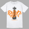 Wmns Dunk Low 'Magma Orange DopeSkill T-Shirt Queen Chess Graphic Streetwear - White