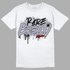 Jordan 13 Retro 'Black Flint' DopeSkill T-Shirt Rare Breed Graphic Streetwear - White