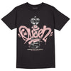 Jordan 1 High OG WMNS Washed Pink DopeSkill T-Shirt Queen Chess Graphic Streetwear - Black