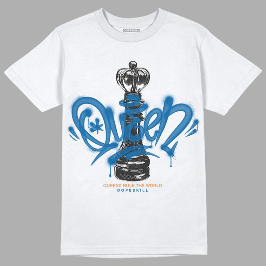 Jordan 3 Retro Wizards DopeSkill T-Shirt Queen Chess Graphic Streetwear - White