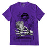 AJ 13 Court Purple DopeSkill Purple T-shirt Show Me The Money Halloween Graphic