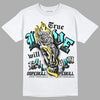 Aqua 5s DopeSkill T-Shirt True Love Will Kill You Graphic - White