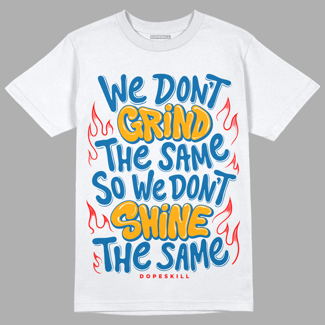 Messy Room 4s DopeSkill T-Shirt Grind Shine Graphic - White