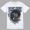 Jordan 5 Retro University Blue DopeSkill T-Shirt New Black Queen Graphic Streetwear - White
