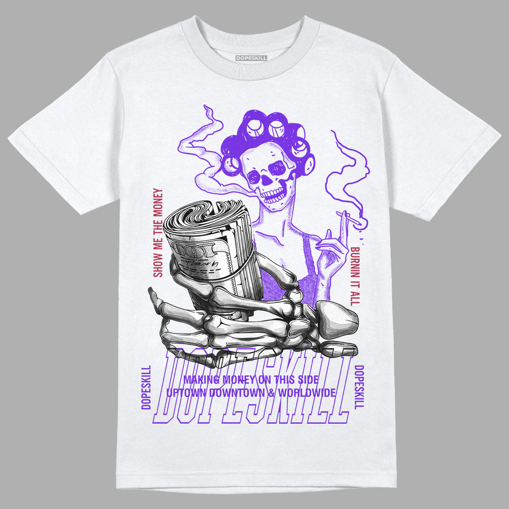 Afrobeats 7s SE DopeSkill T-Shirt Show Me The Money Graphic - White