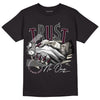 Dunk Low Night Maroon and Medium Soft Pink DopeSkill T-Shirt Trust No One Graphic Streetwear - Black