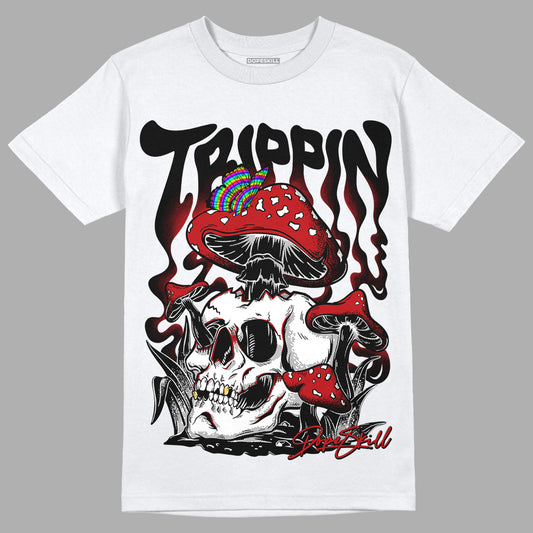 Playoffs 13s DopeSkill T-Shirt Trippin Graphic - White