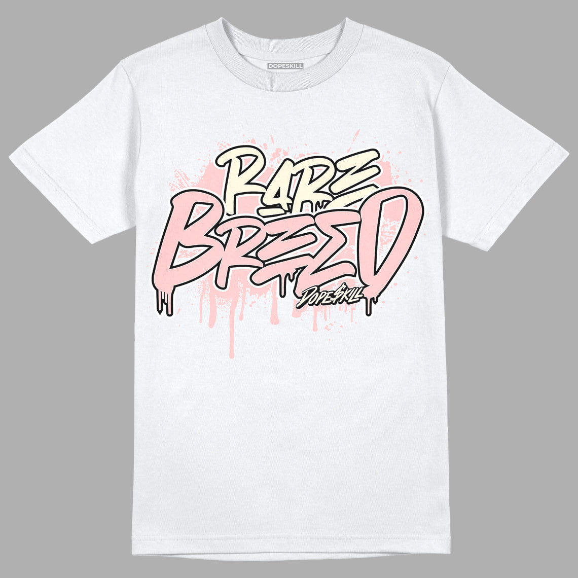 Air Jordan 1 High OG WMNS Washed Pink DopeSkill T-Shirt Rare Breed Graphic Streetwear - White