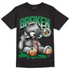 Nike SB x Jordan 4 “Pine Green” DopeSkill T-Shirt Sick Bear Graphic Streetwear - Black