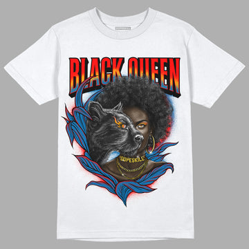 Messy Room 4s DopeSkill T-Shirt New Black Queen Graphic - White