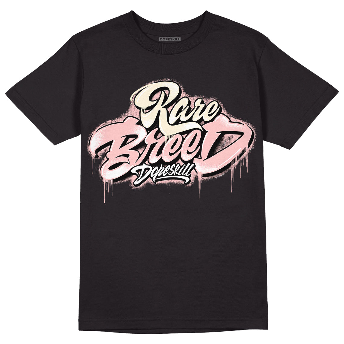 Jordan 1 High OG WMNS Washed Pink DopeSkill T-Shirt Rare Breed Type Graphic Streetwear - Black