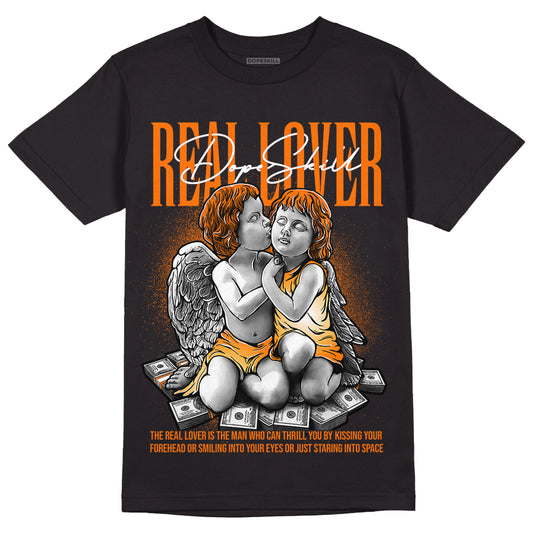 Wmns Dunk Low 'Magma Orange DopeSkill T-Shirt Real Lover Graphic Streetwear - Black